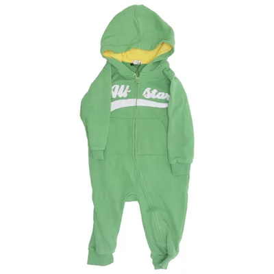 Barboteuse (Vert, Jaune) de Minizone Coton, Polyester
