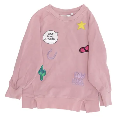 Sweatshirt (Pink, Flerfarvet) fra Name It Minimize Bomuld, Elastan