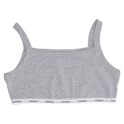 Bralette (Grijs) van Comazo Katoen, Elastaan