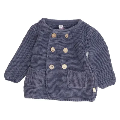 Cardigan (Blue) from Babyface Cotton