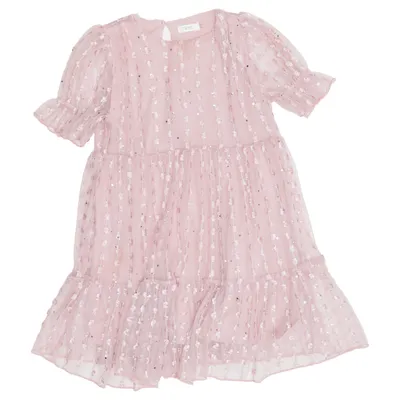 Dress (Pink) from Next Cotton, Polyester