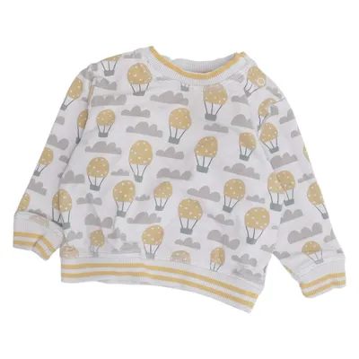 Sweatshirt (Grijs, Geel, Wit) van Pusblu Katoen