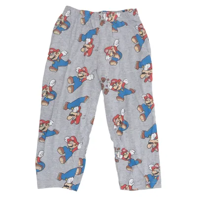 Pyjamasbyxor (Grå, Flerfärgad) från Super Mario Bomull, Polyester