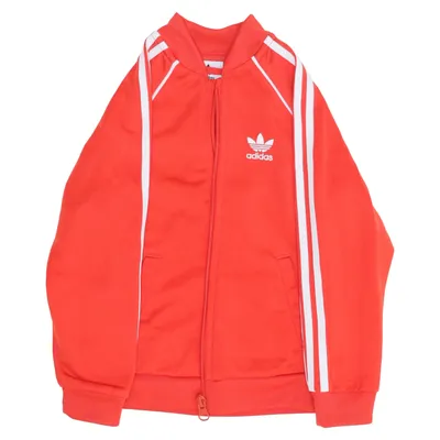 Trainingsjack (Rood, Wit) van Adidas Originals Polyester
