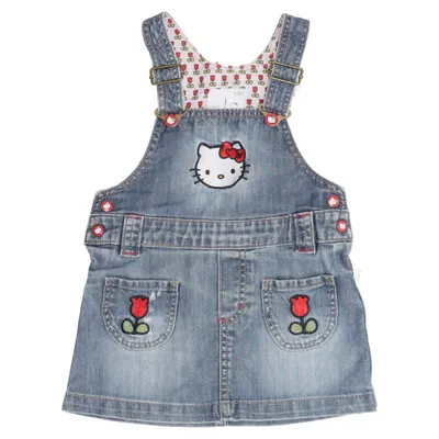 Hängselklänning (Hello Kitty) från H&M x Hello Kitty Bomull, Elastan