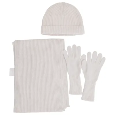 Accessoarset (Beige) från N. Peal Kashmir, Metallfiber