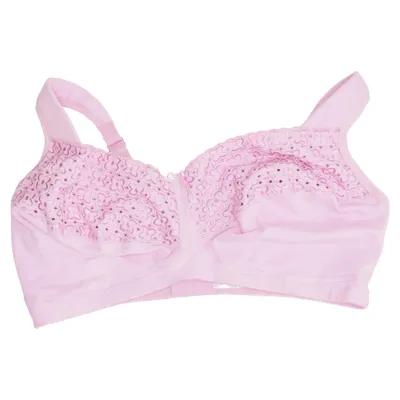 Bra (Pink) from Daxon Cotton, Polyester