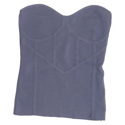Bustier (Blauw) van Zara Polyamide, Viscose