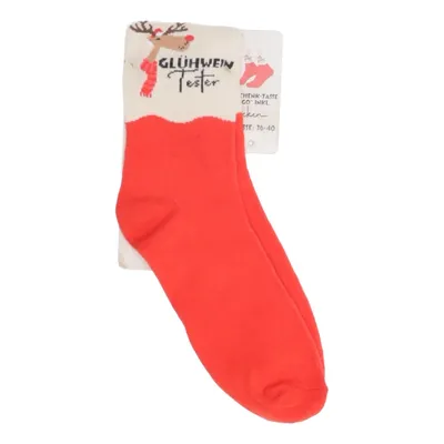 Strømper (Rød, Hvid) fra Dolce Vita Bomuld, Elastan, Polyester