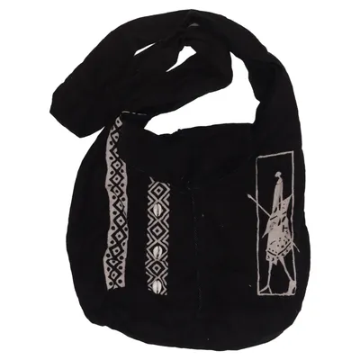 Umhängetasche (Schwarz, Beige) von DW Shop Baumwolle