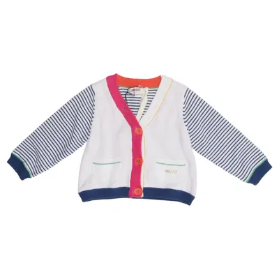 Kofta (Vit, Blå, Flerfärgad) från Kenzo Kids Bomull