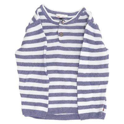Pull-over (Bleu, Blanc) de People Wear Organic Coton biologique