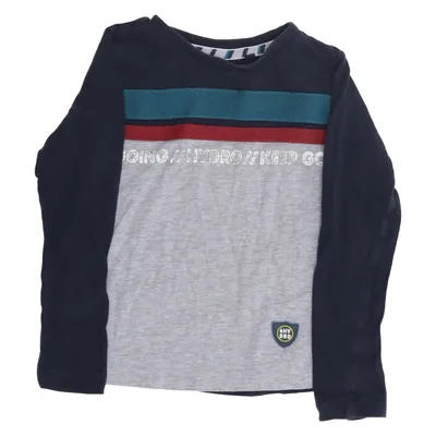 Long sleeve T-shirt (Gray, Blue, Red) from Hydro Cotton, Viscose