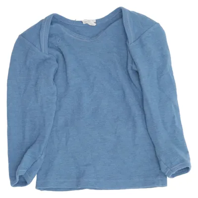 Langærmet t-shirt (Blå) fra Hocosa Uld