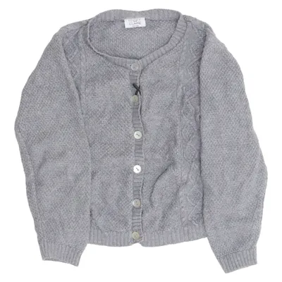 Strickjacke (Grau) von Hust and Claire Baumwolle, Polyamid, Viskose, Wolle