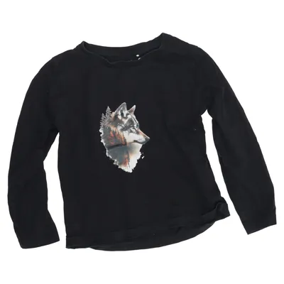 T-shirt à manches longues (Noir) de Two & Two Coton