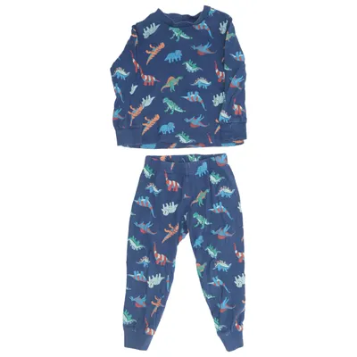 Pyjama (Blauw, Meerkleurig) van Lily & Dan Katoen