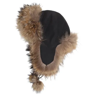Chapeau de trappeur (Noir, Marron) de Moonlight Fourrure
