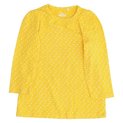 Dress (Yellow) from Topomini Elastane, Organic cotton