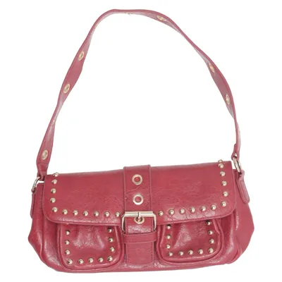 Shoulder-bag (Red) from Glamorous Polyester, Polyurethane