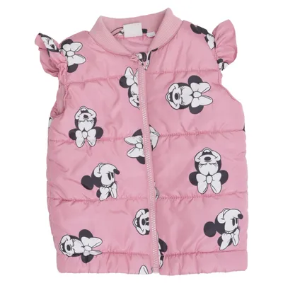 Ydervest (Pink, Sort, Hvid) fra Disney Baby Polyester