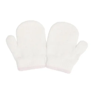 Mittens (White, Pink) from C&A Cotton, Elastane