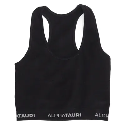Sport-bh (Zwart) van Alphatauri Katoen, Elastaan, Polyamide