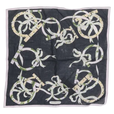 Handkerchief (Black, Multicolored) from Salvatore Ferragamo Cotton