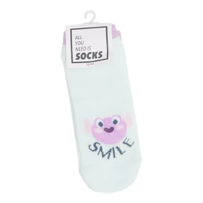 Strumpor (Grön, Lila, Flerfärgad) från Nanu Nana Bomull, Elastan, Polyester