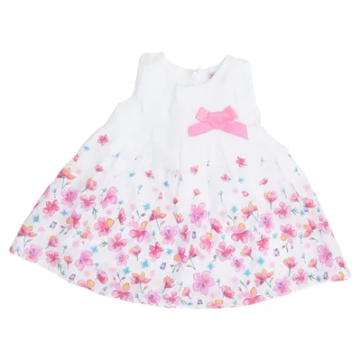 Robe (Blanc, Rose, Multicolore) de A Punto. Coton