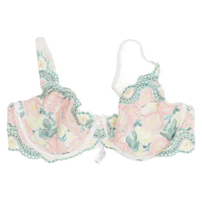 BH (Vit, Rosa, Grön) från Playtex Bomull, Elastan, Polyamid