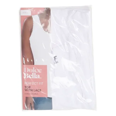Débardeur (Perfect Fit Top With Lace) de Dolce Bella Coton, Élasthane