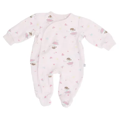 Barboteuse (Rose, Multicolore) de Liegelind Coton, Élasthane