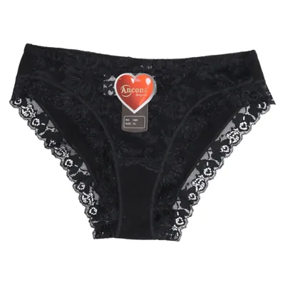 Panties (Black) from Ancona Cotton, Elastane