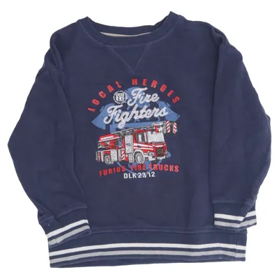 Sweatshirt (Blauw, Meerkleurig) van Salt and Pepper Katoen, Polyester