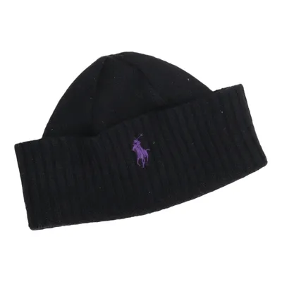 Beanie (Black) from Polo Ralph Lauren Merino wool