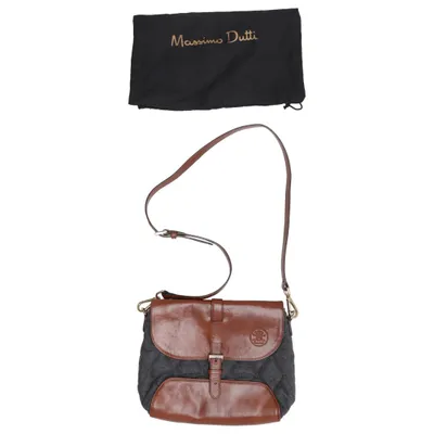 Skuldertaske (Brun, Grå) fra Massimo Dutti