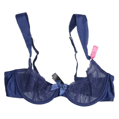 Bra (Blue) from Private Collection by Hunkemöller Elastane, Polyamide, Polyester
