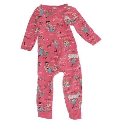 Sparkdräkt (Rosa, Flerfärgad) från Pippi Elastan, Ekologisk bomull