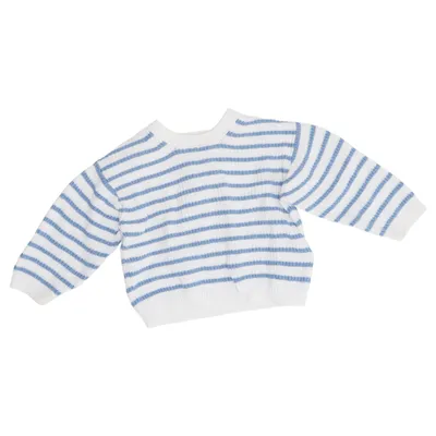 Trui (Blauw, Wit) van Zara Katoen