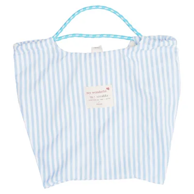 Sac en toile (Bleu, Blanc) de Sozakka