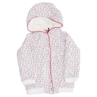 Huvtröja (Vit, Röd, Blå) från Kanz Bomull, Elastan, Polyester