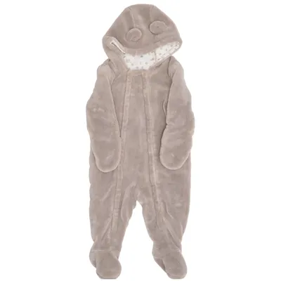 Rompers (Gray) from Bornino Cotton, Polyester