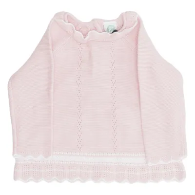 Pull-over (Rose, Blanc) de Little Me Coton