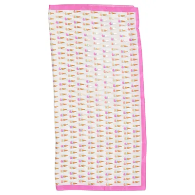Suit scarf (White, Pink, Multicolored) from Kookaï Silk