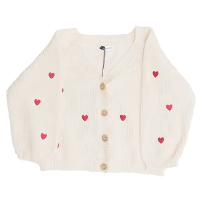 Cardigan (Beige, Rød) fra Vertbaudet
