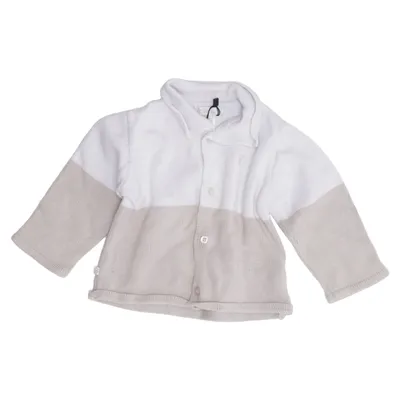 Cardigan (Hvid, Beige) fra Obaïbi Bomuld