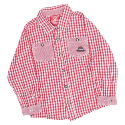 Chemise (Rouge, Blanc) de Bondi Coton