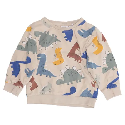 Sweatshirt (Beige, Multicolored) from Name It Cotton