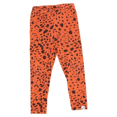 Leggings (Orange, Svart) från Carlijnq Elastan, Ekologisk bomull